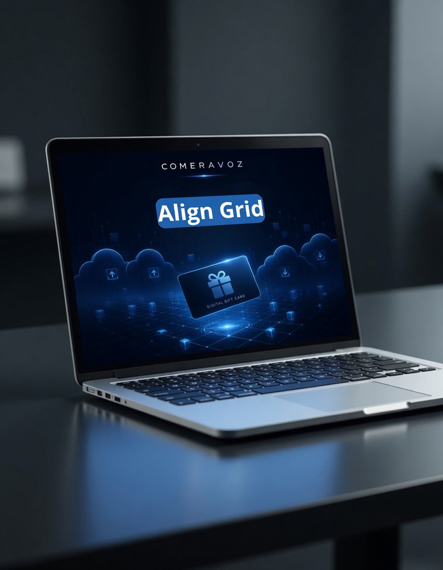 align grid on laptop